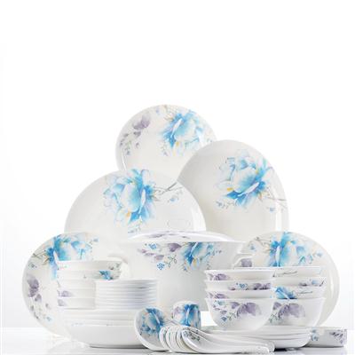 插逼逼逼逼逼逼逼逼逼视频48头聆听花开骨瓷礼品餐具套装